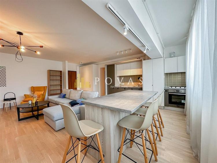 Apartament cu 3 camere semidecomandat, mobilat în Herăstrău