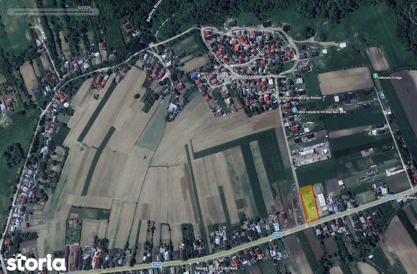 Teren de 2500 mp, în Udești