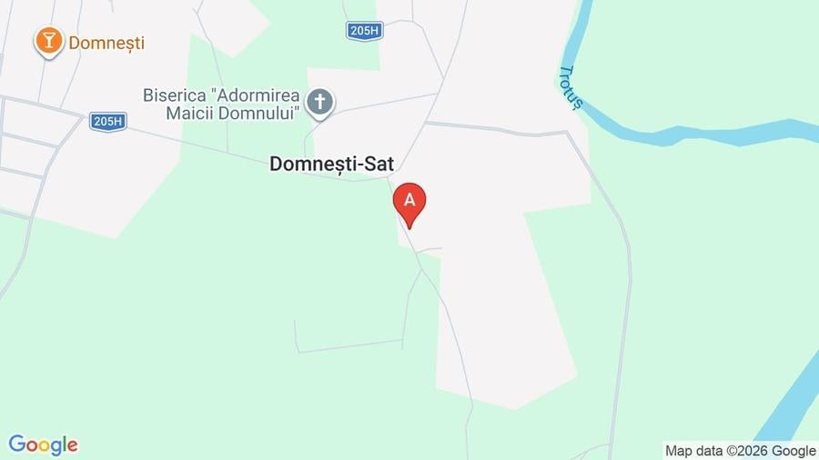 Casă individuală cu 3 camere cu Teren 1120 Mp în Domnești-Sat