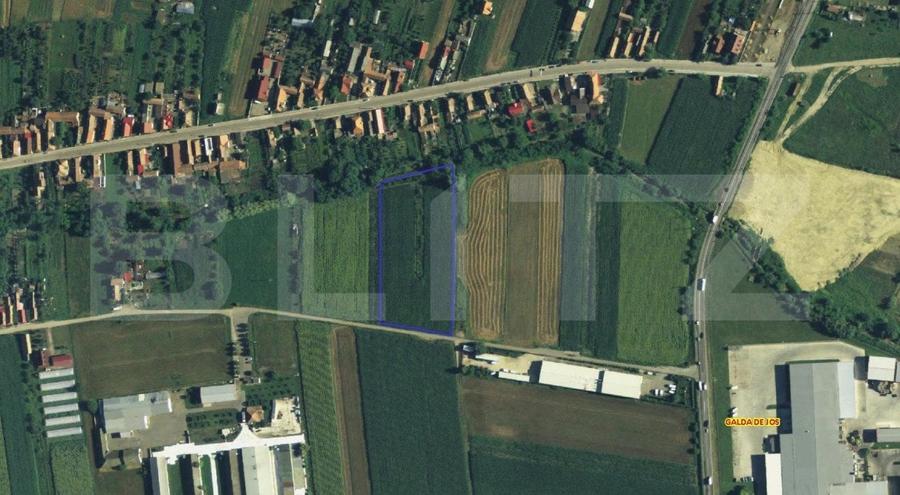Teren Construcții intravilan de 9830 mp, în Galda de Jos