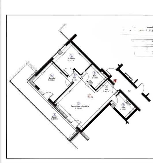 Apartament 3 camere, 65 mp, garaj, lift, PANORAMA, zona Razoare VIVO! - 1