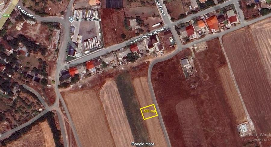 Teren Construcții intravilan de 500 mp, în Sud-Vest