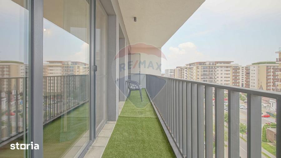 Apartament cu 2 camere decomandat, mobilat în Tractorul