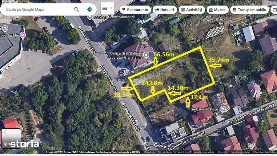Teren de 1838 mp, în Ultracentral