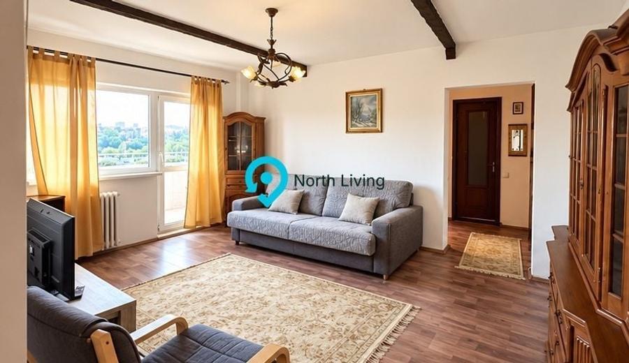 Apartament cu 2 camere semidecomandat în Tineretului