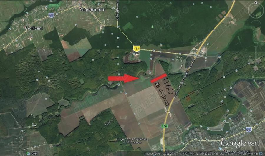 Teren de 28000 mp, în Snagov