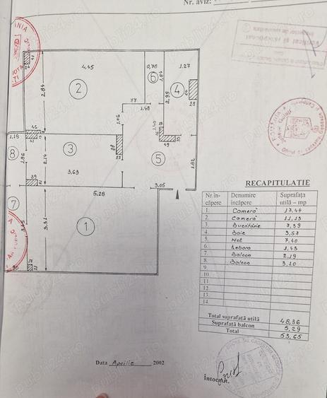 Apartament cu 2 camere decomandat în Micro 18