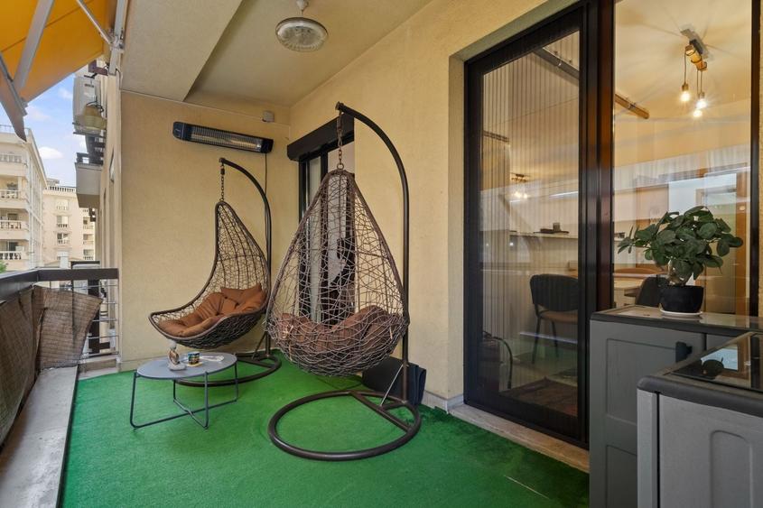 Apartament cu 3 camere semidecomandat, mobilat în Herăstrău