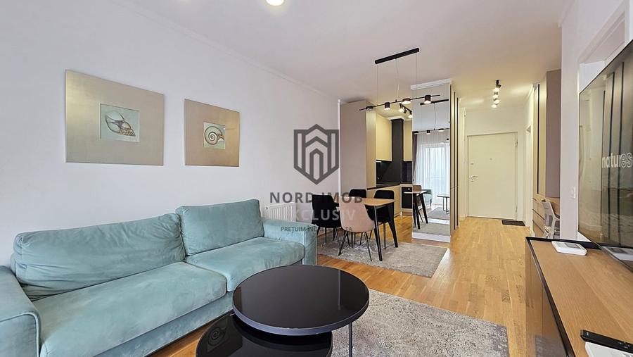 Apartament cu 2 camere semidecomandat, mobilat în Bucureștii Noi