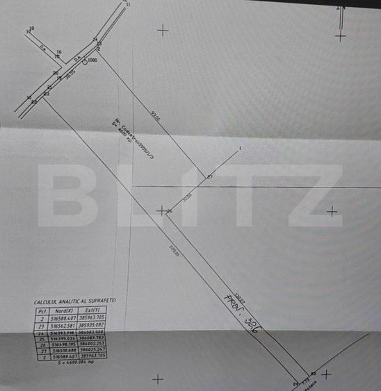 Teren Construcții intravilan de 4543 mp, în Exterior Vest