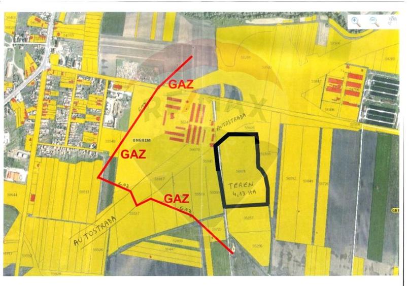 Teren extravilan de 41356 mp, în Periferie
