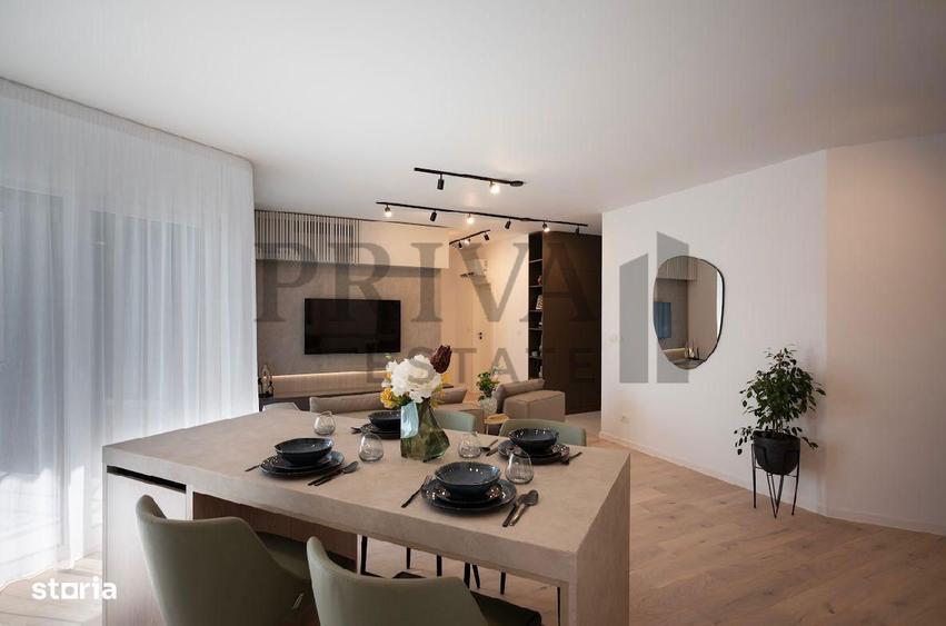 Apartament cu 3 camere, mobilat în Nord