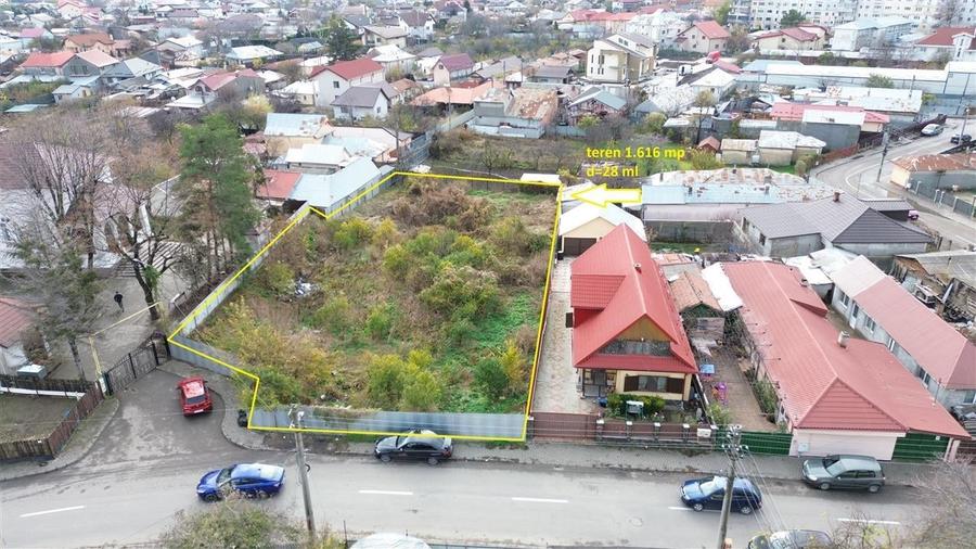 Teren Construcții intravilan de 1616 mp, în Central