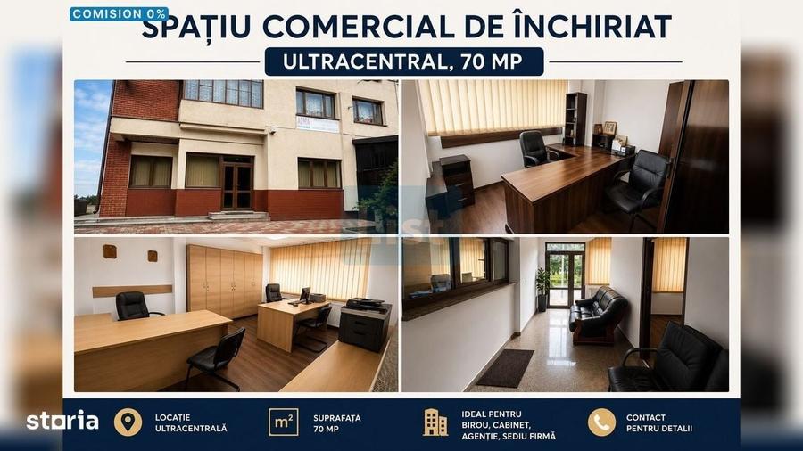 Spațiu comercial, de 70 mp, în Ultracentral