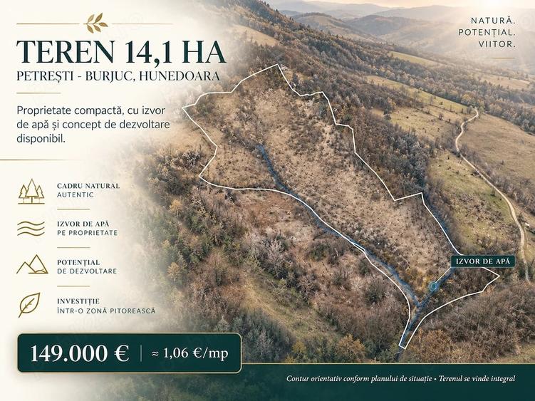 Teren de 140987 mp, în Burjuc