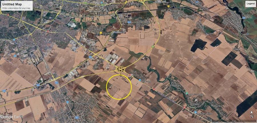 Teren Construcții intravilan de 250000 mp, în Popești-Leordeni