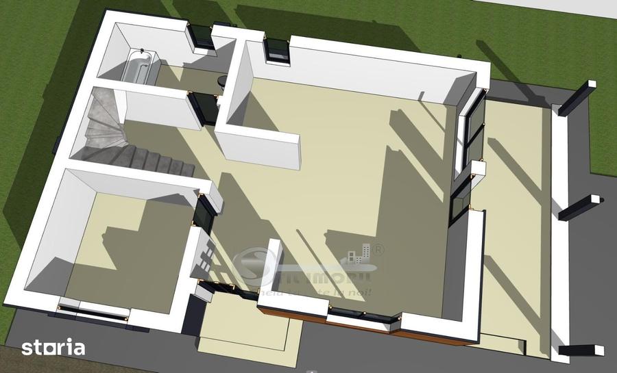 Teren cu autorizatie pentru vila 5 camere, 3 bai, P+1E, de vanzare in - 5