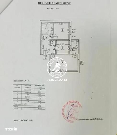 Apartament cu 2 camere decomandat în Nicolina