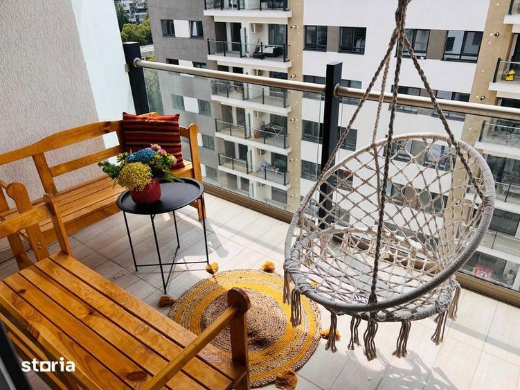 Apartament cu 2 camere semidecomandat, mobilat în Militari