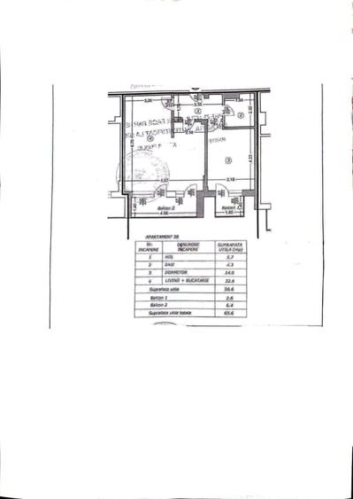 Apartament cu 2 camere în Blejoi