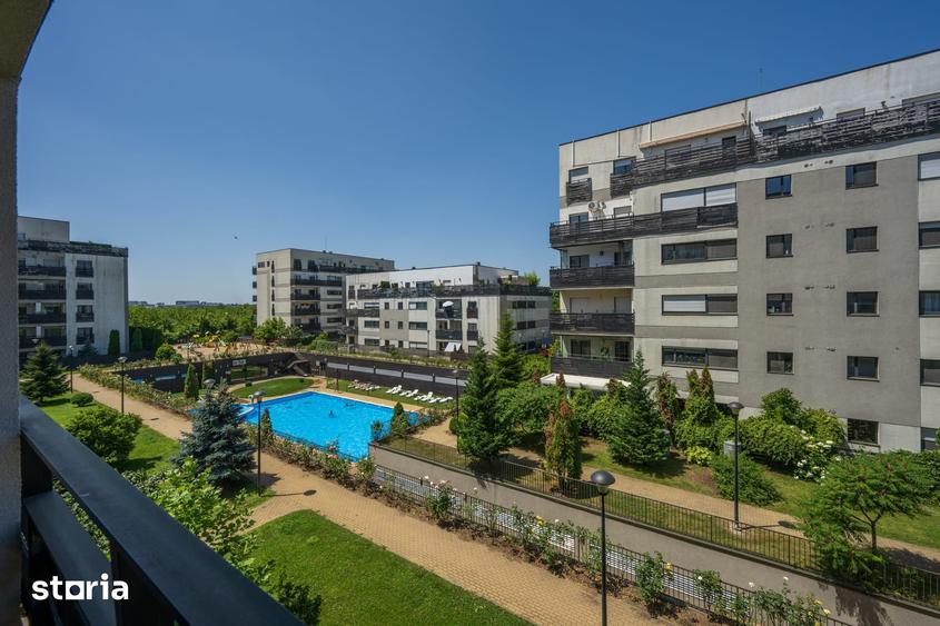 Apartament cu 3 camere, mobilat în Băneasa