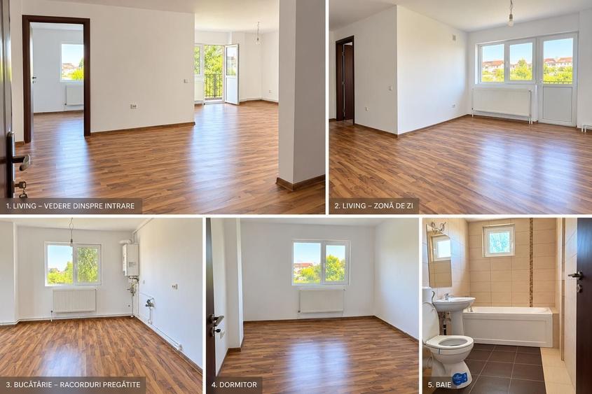 Apartament cu 2 camere decomandat în Clinceni