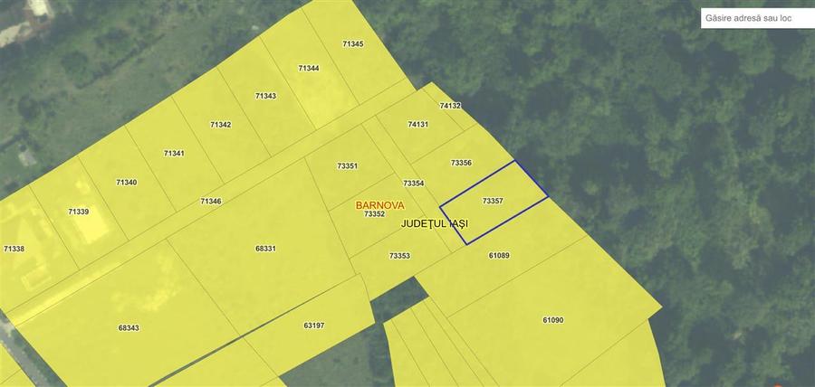 Teren Construcții intravilan de 764 mp, în Bârnova