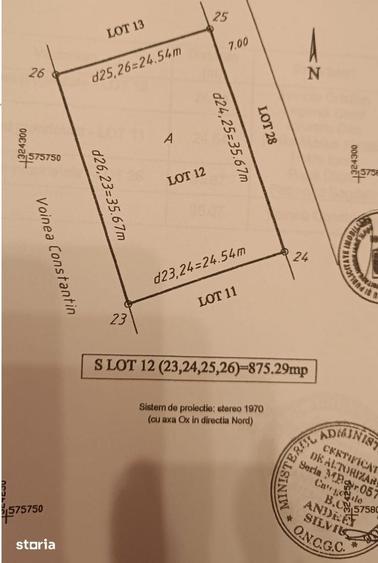 Teren de 1000 mp, în Domnești