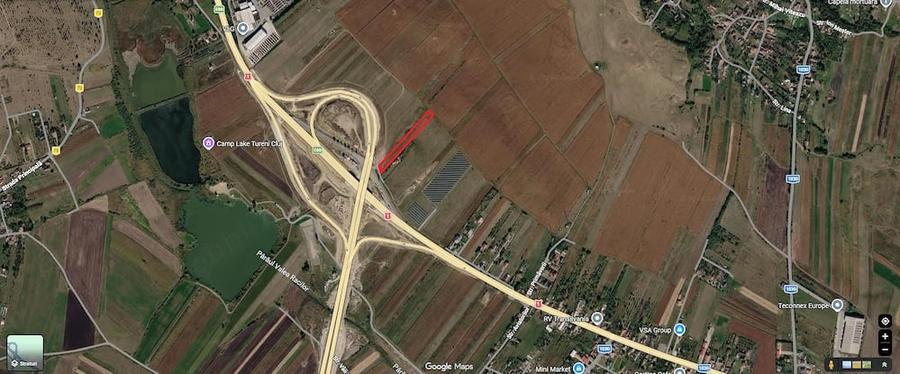 Teren de 5800 mp, în Tureni
