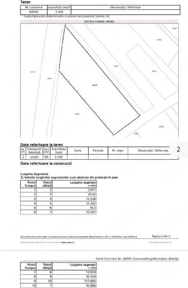 Teren intravilan intreg sau parcele- str. Zavoaie de Jos, Bistri?a, 3350mp - 1