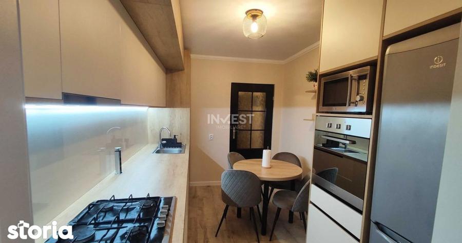 Apartament cu 3 camere decomandat, mobilat în Dacia