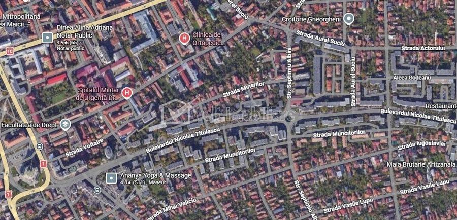 Casa demolabila cu teren 302 mp, front 9,6 m, Semicentral - Cipariu-Titulescu - 2