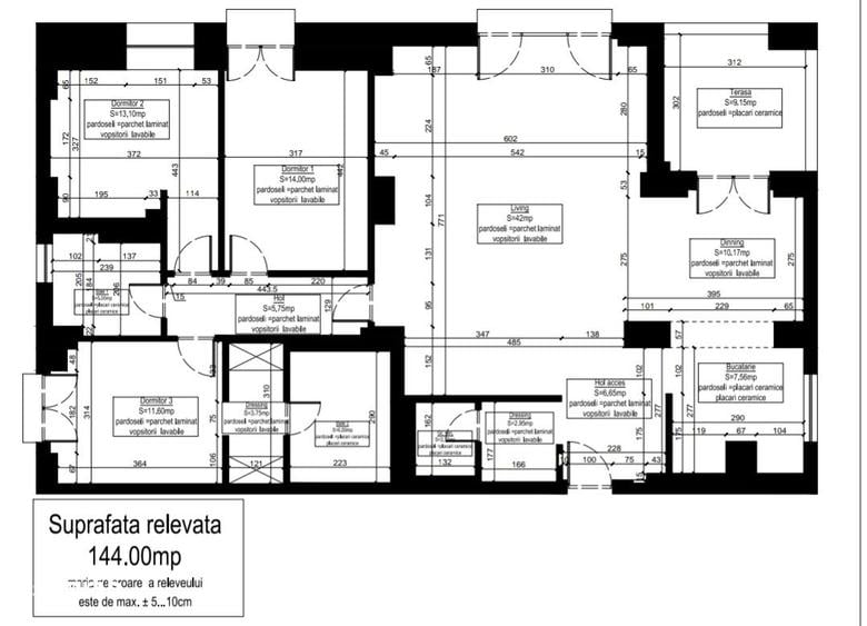Apartament cu 4 camere în Herăstrău