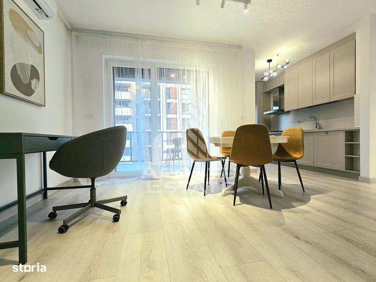 Apartament cu 3 camere, mobilat în Central