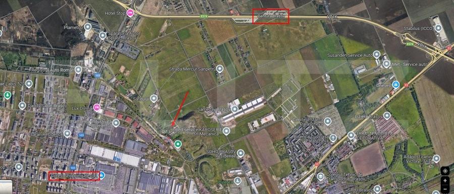 Teren Construcții intravilan de 3300 mp, în Rulmentul