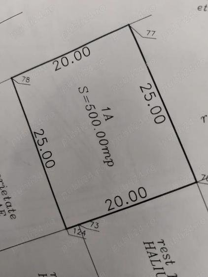 Teren de 500 mp, în Central