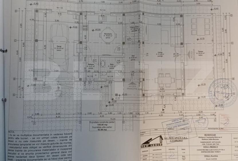 Teren Construcții intravilan de 1267 mp, în Lețcani