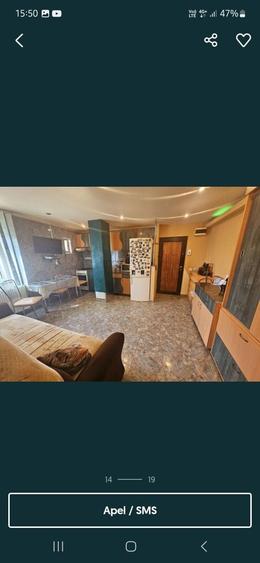 Apartament cu 2 camere semidecomandat în Central