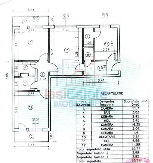 Apartament 3 camere Podu Ros - 8
