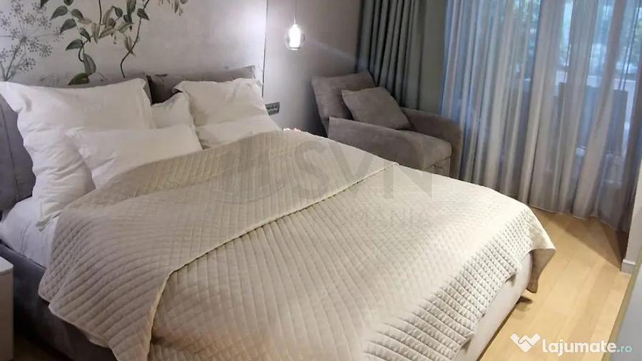 Apartament cu 2 camere decomandat, mobilat în Herăstrău