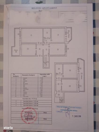 Apartament cu 4 camere decomandat în Canta