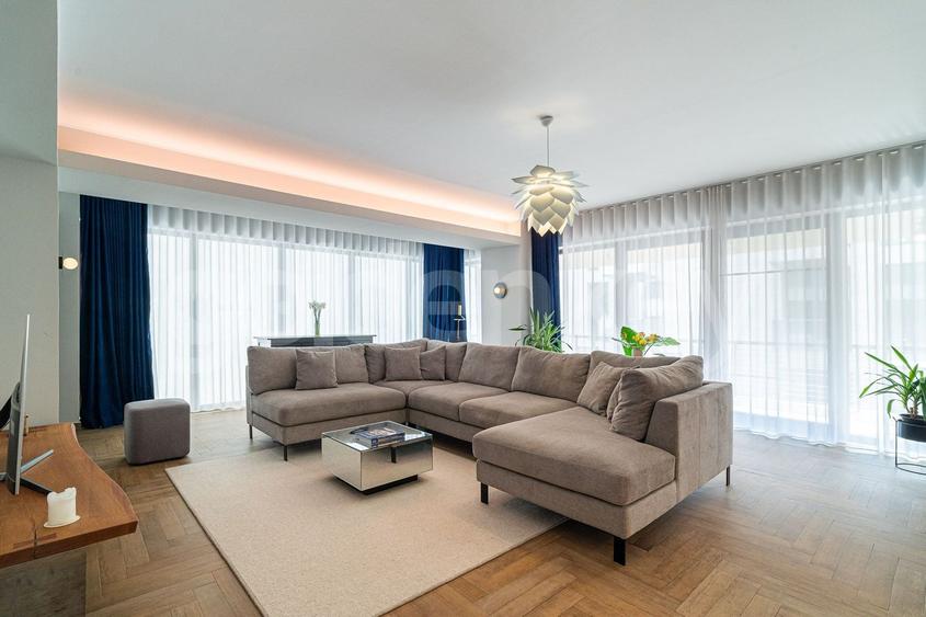 Apartament cu 3 camere semidecomandat, mobilat în Floreasca