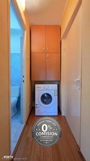 Apartament cu 2 camere semidecomandat, mobilat în Central