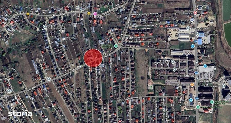 Teren de 1000 mp, în Miroslava
