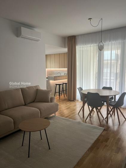 Apartament cu 3 camere semidecomandat, mobilat în Voluntari
