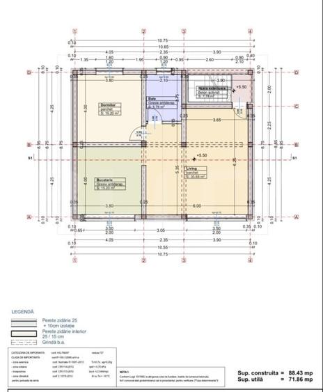 Apartament cu 2 camere decomandat în Burdujeni