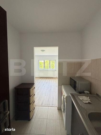 Garsoniera renovata, 22,5 mp, etaj intermediar, geam la baie, cartier - 2