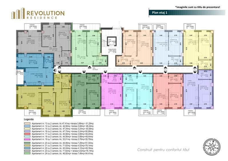 Apartament cu 2 camere decomandat în Hotvon