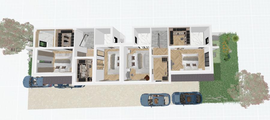 Duplex cu 5 camere cu Teren 400 Mp în Străulești