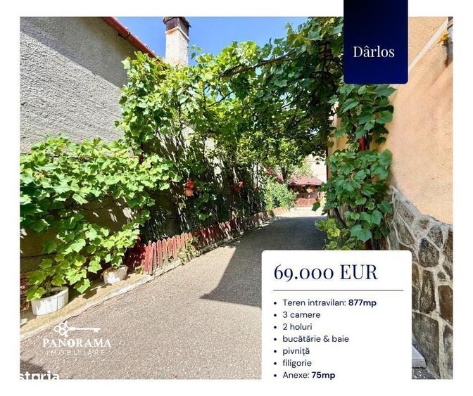 Casă cu 3 camere în Vale